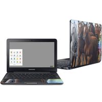Mightyskins Skin Compatible with Samsung Chromebook 3 11.6" - Horse Stampede | Protective, Durable, and Unique Vinyl Decal Wrap Cover | Easy to Apply, Remove, and Change Styles | Made in The USA