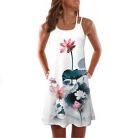 Women Mini Dress, JOYFEEL ❤️ Ladies Printed Summer Casual Beach Dresses Sleeveless A-Line Plus Size Party Dresses
