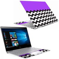 MightySkins Skin Compatible With HP Spectre x360 13" (2018) - Purple Chevron | Protective, Durable, and Unique Vinyl Decal wrap cover | Easy To Apply, Remove, and Change Styles | Made in the USA