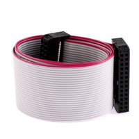 Uxcell IDC Flat Ribbon Cable, 26 Pin, 26 Wire, 2.54 mm Pitch, 40 cm Length
