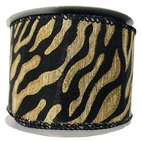 Ribbon Animal Glitter Print 2.5" x 10YD