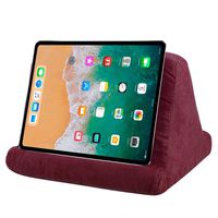 LLguz Phone Bracket Holder,Dual Sided Pillow Rasks Stand for Electric Book Reader Tablet Computer,11x8.6x8 Inch,Universal (Pink)