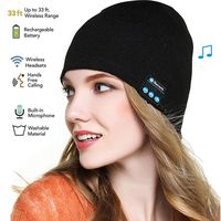 Bluetooth Beanie, Bluetooth Hat,Women Mens Gifts Winter Knitted Beanie Cap with Wireless 5.0 Stereo Earphone Headphone for Running Skiing,Thanksgiving Day for Men/Women,Teenagers,Lover
