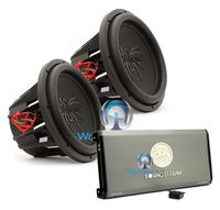 pkg Soundstream T1.4000DL Monoblock 4,000W Max Class D Amplifier with a Pair of Soundstream T5.124 12" 1000W RMS 2000W Max Dual 4-Ohm Subwoofers
