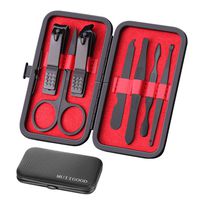 Manicure Pedicure Set Nail Clippers，MUIIGOOD Nail Care Kit Professional Travel Grooming Kit Gift For Women Men Friends Parents Manicure(7 pcs)