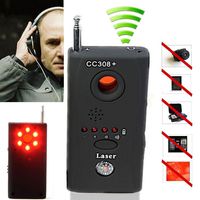 Kasstino Anti-Spy Signal RF Bug Hidden Spy Detector Camera Lens GSM Device Tracer Finder