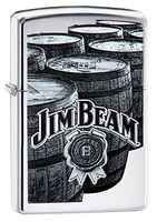 Zippo Jim Beam High Polish Chrome Lighter