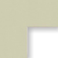 Craig Frames B253 18x24-Inch Mat, Single Opening for 12x18-Inch Image, Pale Laurel with Cream Core