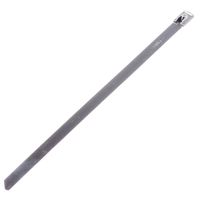 Panduit MLT4H-LPAL Pan-Alum Cable Tie, Aluminum, Aluminum Color, 50lbs Min Tensile Strength, 4.0" Max Bundle Diameter, 0.50" Min Bundle Diameter, 0.012" Thickness, 0.31" Width, 14.3" Length (Pack of 50)