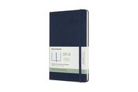 Moleskine Classic 18 Month 2019-2020 Weekly Planner, Hard Cover, Large (5" x 8.25") Sapphire Blue