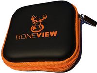 BoneView SD Reader Storage Case - Weather Resistant Universal Zipper Case Protects Trail Camera Memory Card Viewer and SD Cards - Fits in Your Pocket