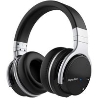 Meidong E7C Active Noise Cancelling Headphones Bluetooth Headphones Wireless Headphones Over Ear Headphones with Microphone Hi-Fi Powerful Bass Comfortable Protein Earpads Headset and 30H Playtime