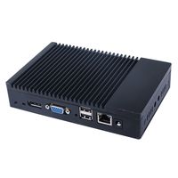 IHANSUN BH05 Fanless Mini PC 8G RAM 128G SSD Windows 10 Linux AMD A6-1450 WiFi