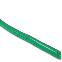 Electriduct 1/2" Spiral Cable Wrap Polyethylene Expandable Abrasion Protector Wire Sleeve - 25 Feet - Green