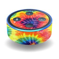 MightySkins Skin Compatible with Amazon Echo Dot (2nd Gen) - Tie Dye 2 | Protective, Durable, and Unique Vinyl Decal wrap Cover | Easy to Apply, Remove, and Change Styles | Made in The USA