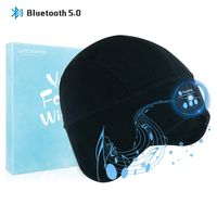 Bluetooth Beanie Hat, WATOTGAFER Wireless Hat Headphones Unisex Men Women Outdoor Sport Beanie with Stereo Speakers and Microphone for Birthday, Thanksgiving Day, Christmas Day