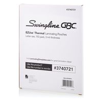 Swingline GBC Thermal Laminating Sheets / Pouches, Letter Size, 3 Mil, EZUse, 150-Count (3740721)