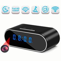 Hidden Cameras, Latest 1080P WiFi Spy Camera Clock with 157 Angle, Wireless IP Surveillance Camera with Night Vision/Motion Detection/Loop Recording, Nanny Cam for Home Security Monitoring