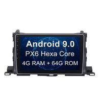 SYGAV Car Stereo for 2014-2018 Toyota Highlander Android Radio with Carplay Android Auto 10.2 Inch Touch Screen GPS Navigation Head Unit