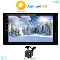 XISEDO Android 8.0 Car Stereo 9" in-Dash Head Unit RAM 4G ROM 32G Car Radio GPS Navigation for Volkswagen Beetle (2012-2018) (with Rear-View Camera)