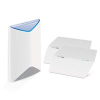 NETGEAR Orbi Pro Tri-Band WiFi System for Business with 3Gbps speed | 3-Pack includes 1 router & 2 ceiling-mount satellites to cover up to 7,500 sq. ft.