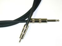 Conquest Sound HRQ 25 Hi Definition 25-Foot Instrument 1/4-Inch Straight to RCA Male Cable