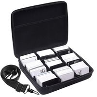 PAIYULE Extra Large Hard Game Card Case for 2200-2500 Cards. Fits for Main Card Game - C. A. H. Card Game, for PM Card Game and All Other Card Games Expansions with Shoulder Strap...