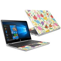 MightySkins Skin Compatible with HP Pavilion x360 15.6" (2018) - Flower Garden | Protective, Durable, and Unique Vinyl Decal wrap Cover | Easy to Apply, Remove, and Change Styles | Made in The USA
