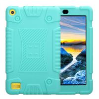 Chezaa for 7" Amazon Kindle Paperwhite,Universal Case Shockproof Anti-Dust Soft Silicone Rugged Cover for Kindle Fire 7 2018/2017/2015 (Mint Green)