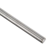 uxcell M12 x 250mm Fully Threaded Rod, 304 Stainless Steel, Right Hand Threads