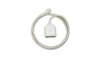 360 Electrical 360622 Habitat4.8 Braided w/ 4.8A 4-Port USB extension cord, 6 ft, Titanium