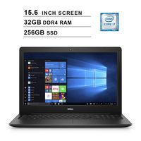 2019 Dell Premium Inspiron 15 3583 15.6 Inch FHD Laptop (Intel Core i7-8565U up to 4.6 GHz, 32GB RAM, 256GB SSD, Intel UHD Graphics 620, WiFi, Bluetooth, HDMI, Windows 10)