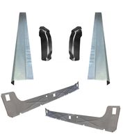 Motor City Sheet Metal - Works With 1999-07 Chevy Silverado 4DR EXT Cab Inner & Outer Rocker Panels With Cab Corners