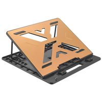 AICHESON Portable Laptop Stand, Ergonomic Ventilated Computer Stands, X6 Golden