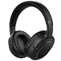 Active Noise Cancelling Headphone with Microphone Deep Bass Wireless Headphones Foldable Over Ear Comfortable Protein Earpads Long Playtime for Travel Work Computer PC TV Cellphone