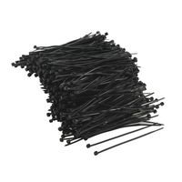 YXQ Cable Zip Ties Self-Locking 150mmx2.5mm Cable Management Nylon Lock Organizer Disposable 1000Pcs Black
