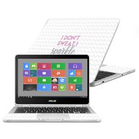 MightySkins Skin Compatible with Asus Chromebook Flip C302CA 12.5" (2016) - I Dont Sweat I Sparkle | Protective, Durable, and Unique Vinyl Cover | Easy to Apply, Remove | Made in The USA