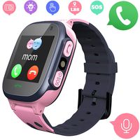 Girls Boys Watch Phone - Kids Smartwatch with LBS/GPS Tracker Compatible iOS Android with SOS Call Flashlight Camera Two Way Call Touch Screen Games Watch for Children 3-12 Christmas Birthday Gift