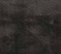 Faux Fur Fabric Long Pile Solid Smooth Beaver 02 Black / 62" Wide/Sold by The Yard