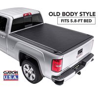 Gator ETX Soft Roll Up Truck Bed Tonneau Cover | 53106 | fits 07-13 GM Silverado/Sierra, 5.8' Bed | Made in the USA