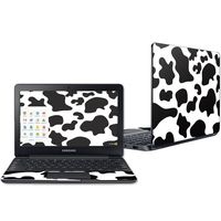 Mightyskins Skin Compatible with Samsung Chromebook 3 11.6" - Cow Print | Protective, Durable, and Unique Vinyl Decal Wrap Cover | Easy to Apply, Remove, and Change Styles | Made in The USA