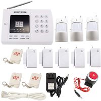 iMeshbean Wireless PSTN PIR Home Security Alarm Burglar System Auto Dialing DIY USA (K30 PSTN 99 zones with 5 door sensor & 3 motion sensor)