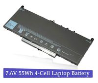 J60J5 Laptop Battery for Dell Latitude E7270 E7470 Series 451-BBSY 451-BBSX 451-BBSU ; P/N：WYWJ2 MC34Y 0MC34Y 1W2Y2 242WD Notebook 7.6V 55WH