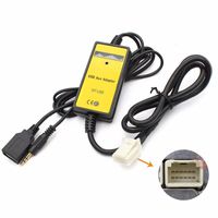 Car Digital USB MP3 Interface Adapter with 3.5mm AUX in Input for Toyota Camry Corolla