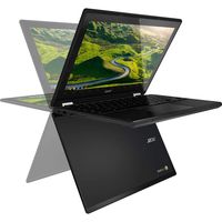 Acer R11 Convertible 2-in-1 Chromebook in Black 11.6in HD Touchscreen Intel N3060 1.6Ghz up to 2.48GHz 4GB RAM 32GB SSD, Webcam, Bluetooth, Chrome OS (Renewed)