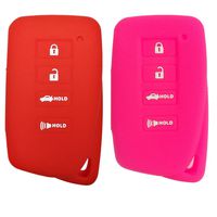 Coolbestda 2Pcs Silicone Key Fob Cover Keyless Case Protector for Lexus 2018 NX300h 2018-2013 ES350 GS350 2016-2013 GS300h GS450h