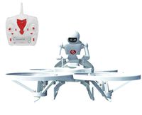 Haktoys HAK611 12" 4-Channel 2.4GHz RC Quadcopter Storm Ryder with LED Lights | Low-Battery Indicator, Auto-Balancing, 360° Rolls and Flips | One-Key Return, 6-Axis Gyro, Speed Modes and Headless Mode