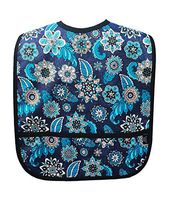 Adult Clothing Protector Bib with Front Pockets (Midnight Shadow)