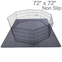 Upgrade Non-Slip Dog Pads Extra Large 72" x 72", Washable Puppy Pads with Fast Absorbent, Reusable, Waterproof for Training, Travel, Whelping, Housebreaking, Incontinence, for Playpen, Crate