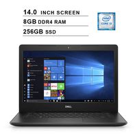 2019 Newest Premium Dell Inspiron 14 3000 Laptop (Intel Core i3-8145U up to 3.9GHz, 8GB DDR4 RAM, 256GB SSD, Intel UHD 620, WiFi, Bluetooth, HDMI, Windows 10 Home, Black)